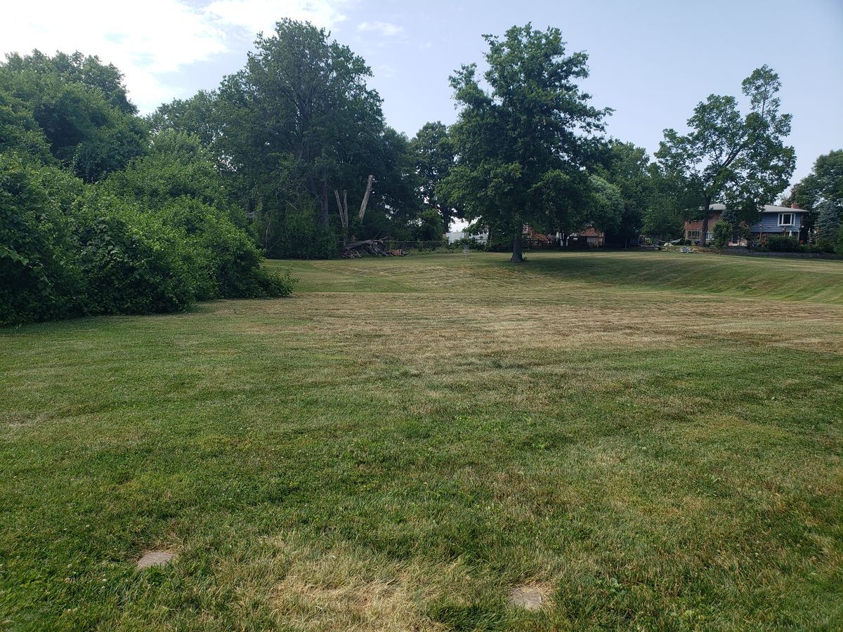 Hole 2 Crestwood park disc golf course