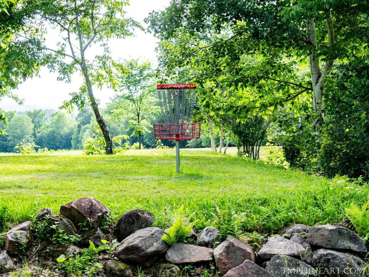 Hole 18 basket