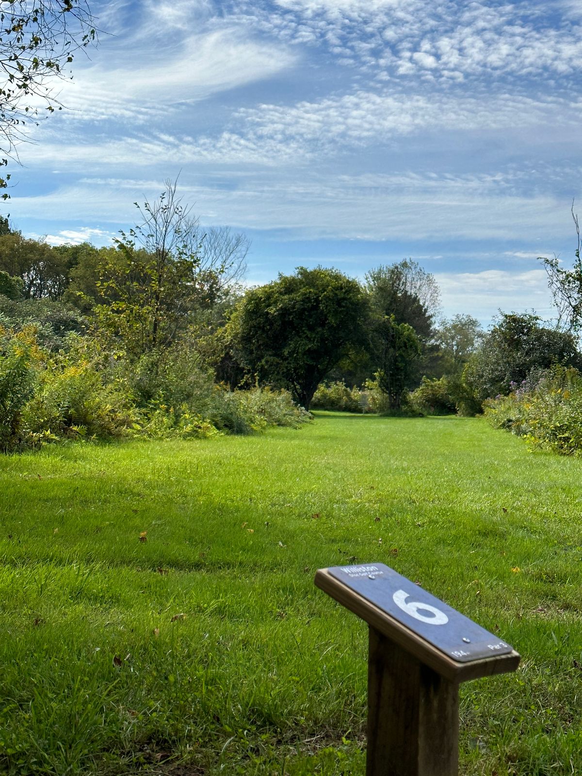 Hole 6 with a beautiful archway