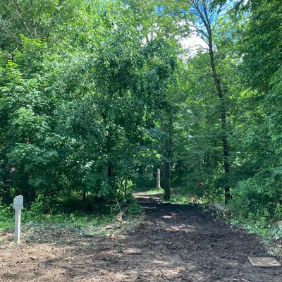 Chop Tree Service just took 4 dangerous trees out at hole 5 🤘 a little cleanup and it will be ready.