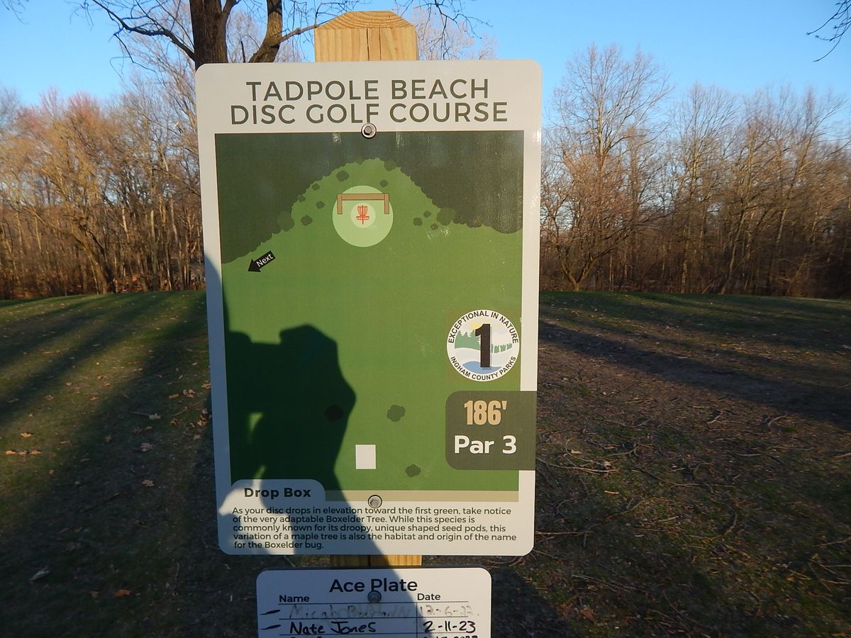 Hole 1 Sign