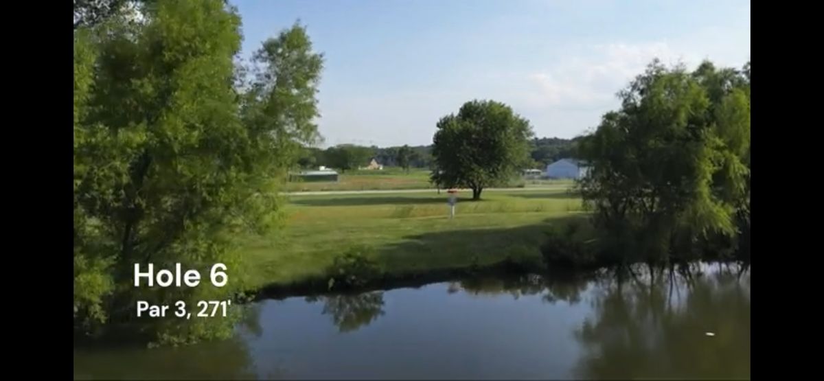 Hole #6 Drone look at basket.