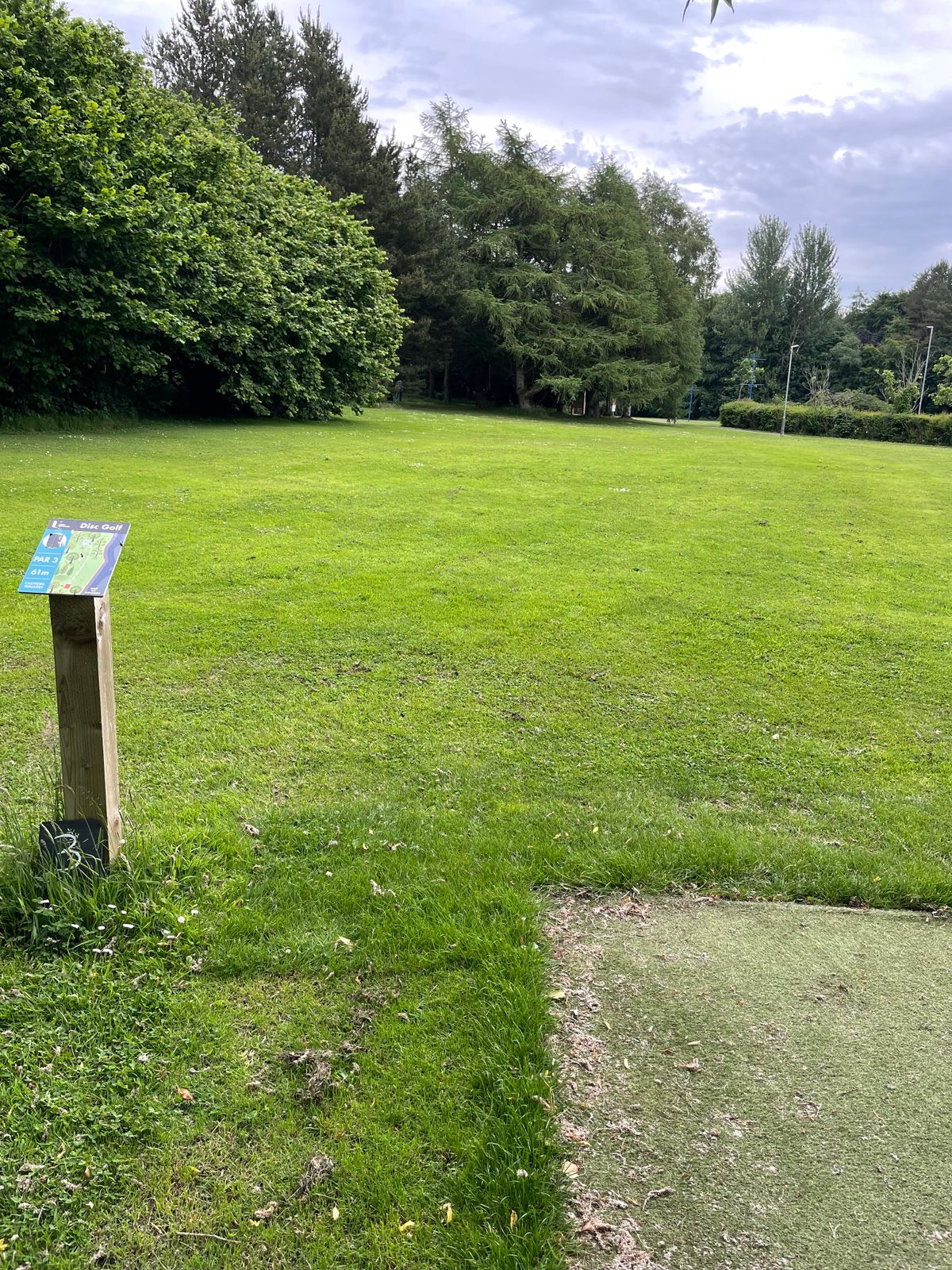 Hole 3 tee pad