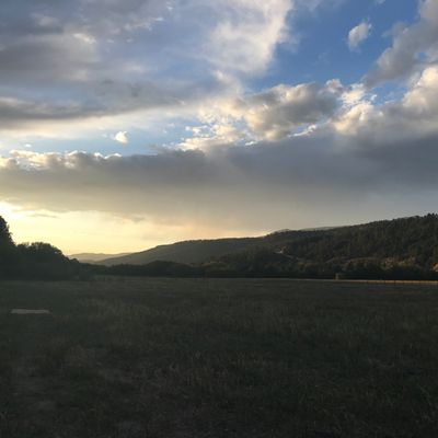 Sunset over hole 14