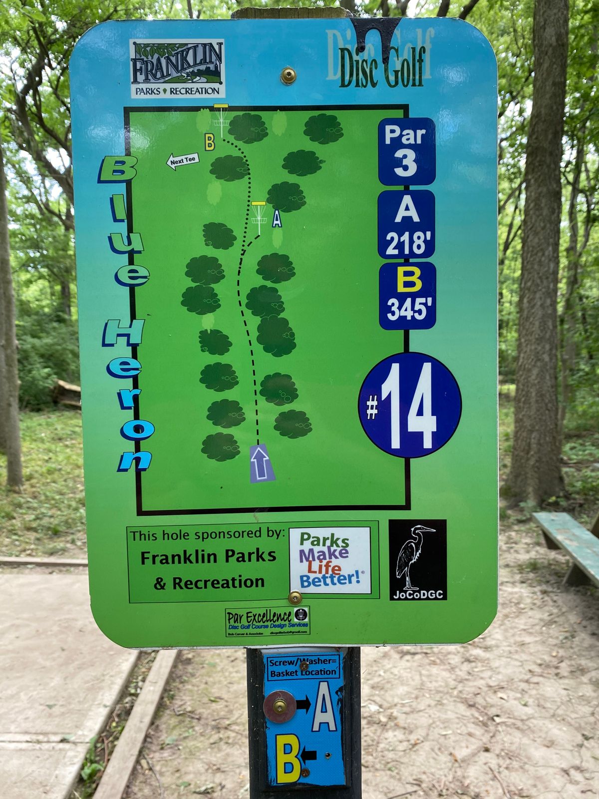 Hole 14 (Sign)