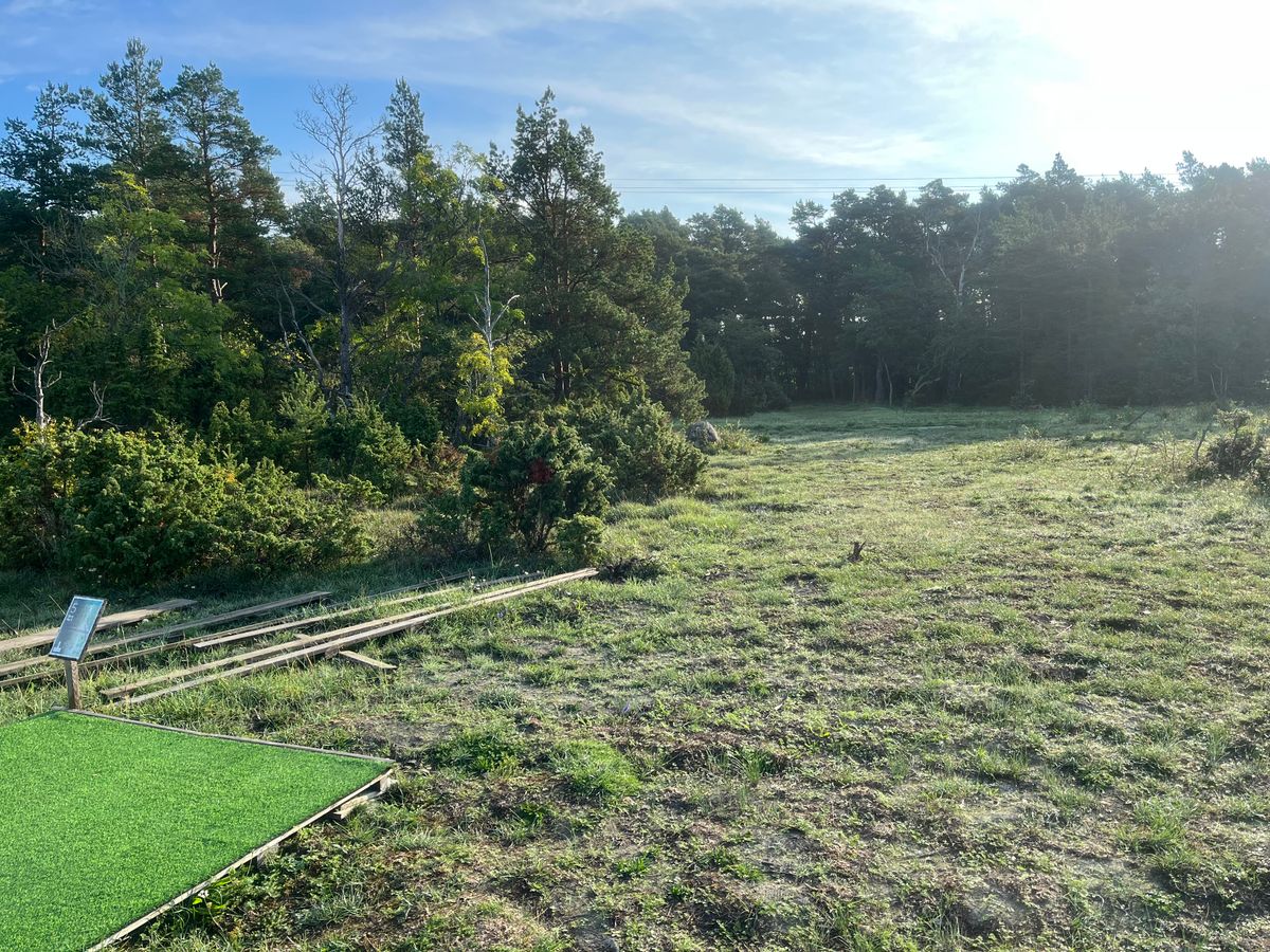 Hole 5, även här motionsspår att se upp med!