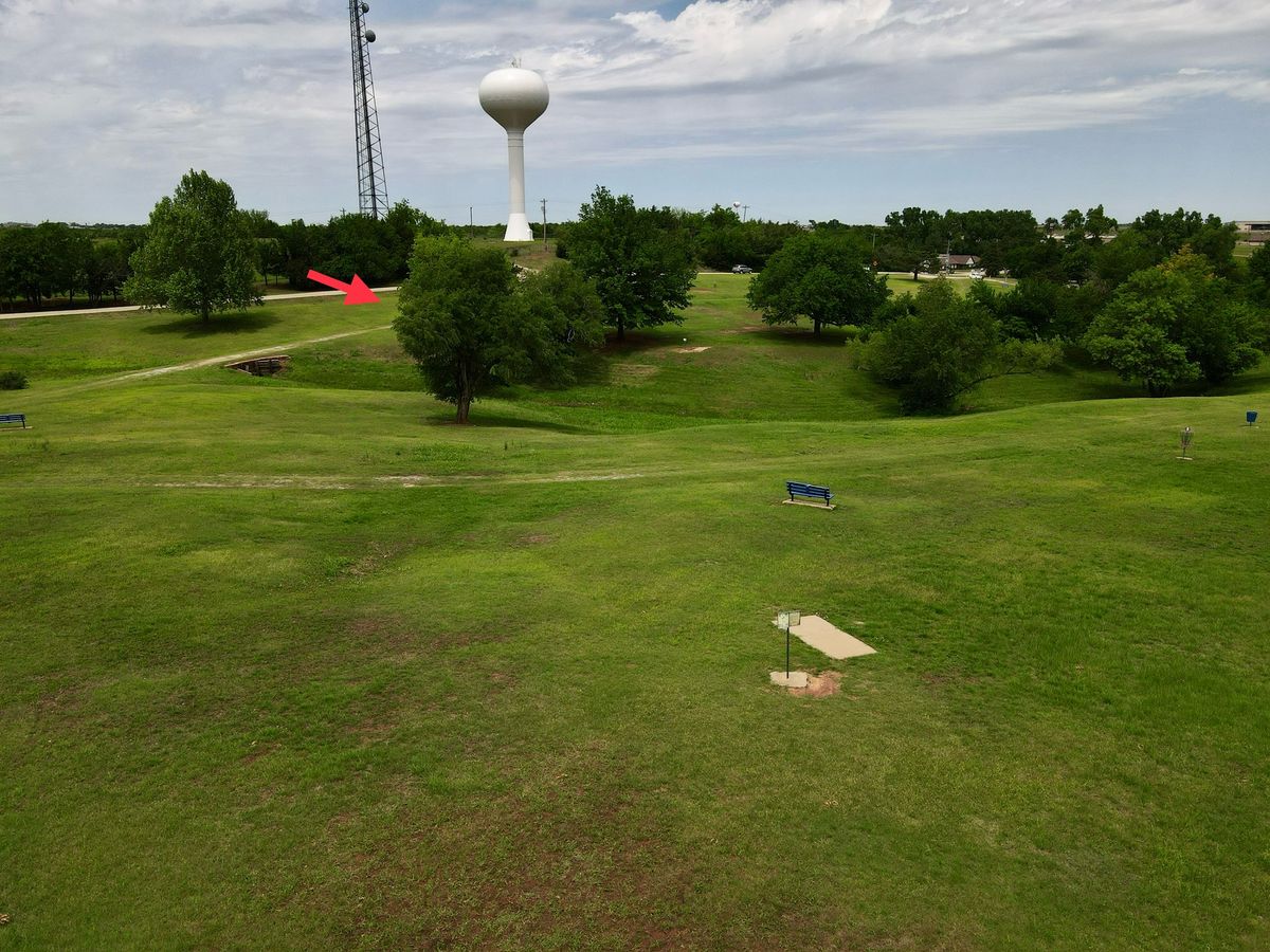 Aerial of hole 4
