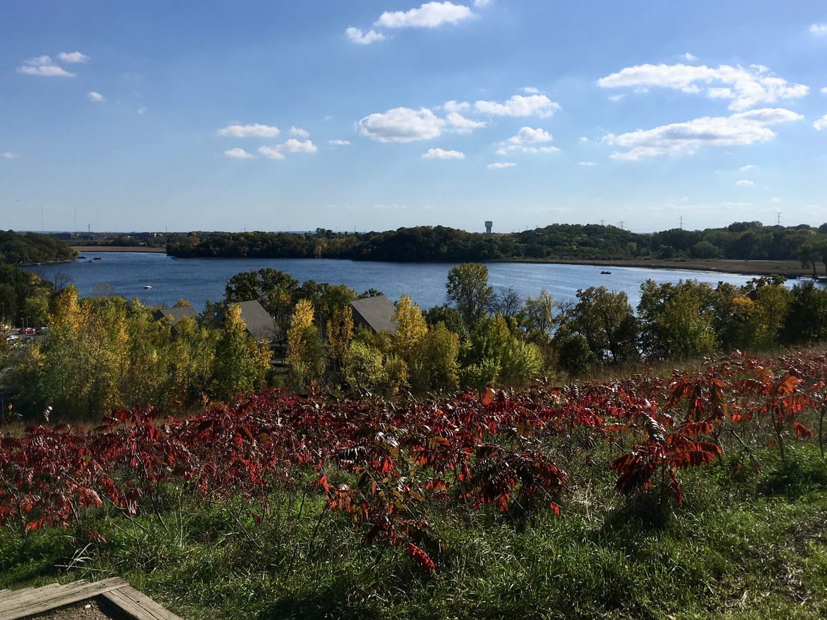 View of lake from 1