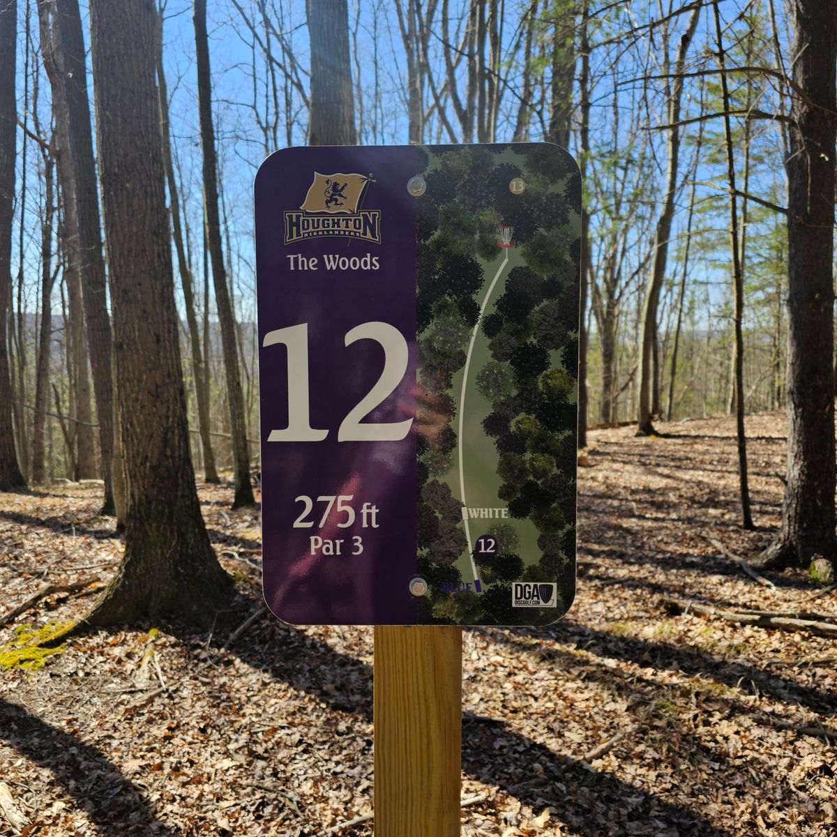 Signage for Hole #12