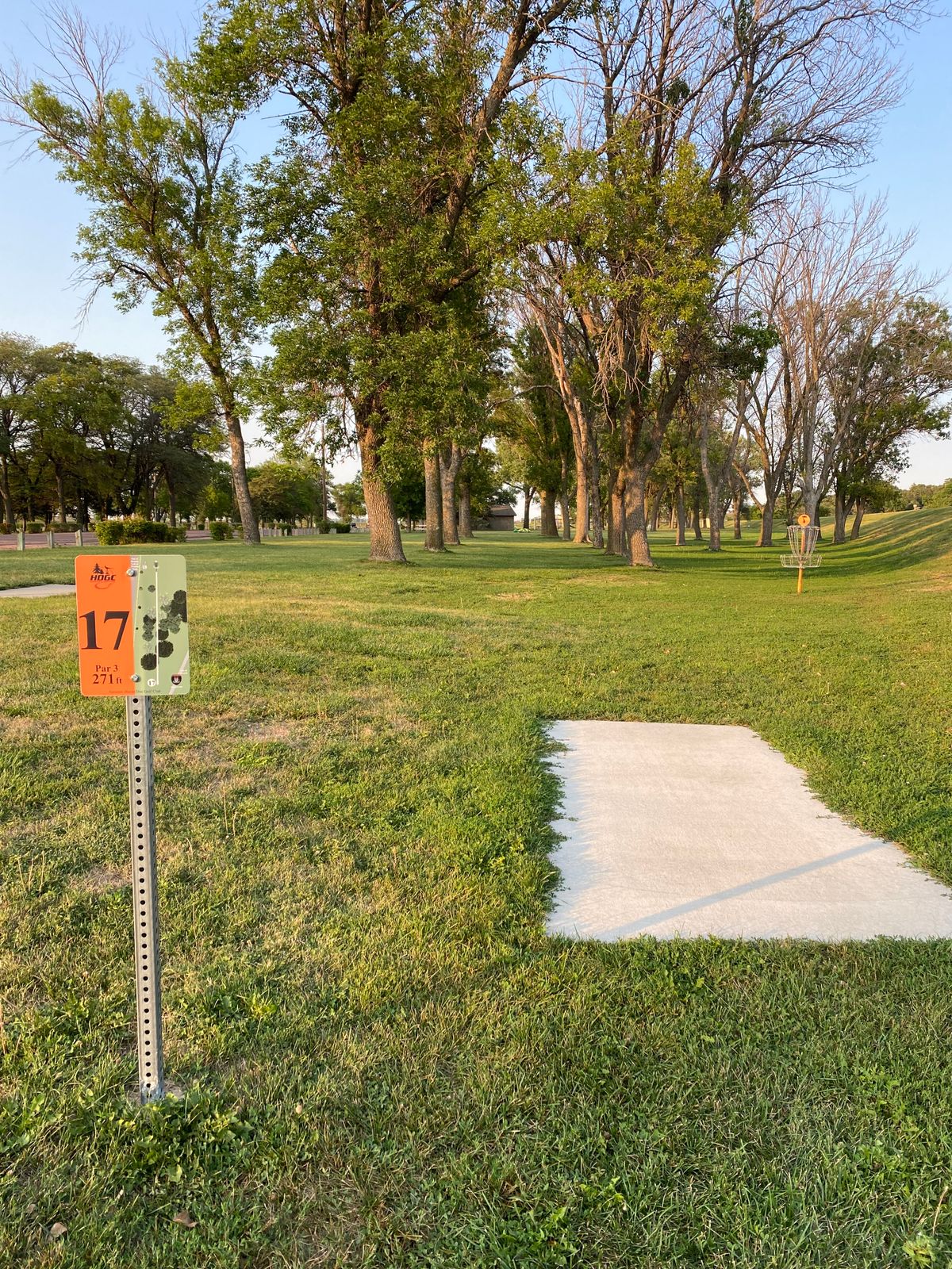 #17 to basket #8  is a tunnel shot thru the trees for accuracy or over ‘em if you got a cannon.