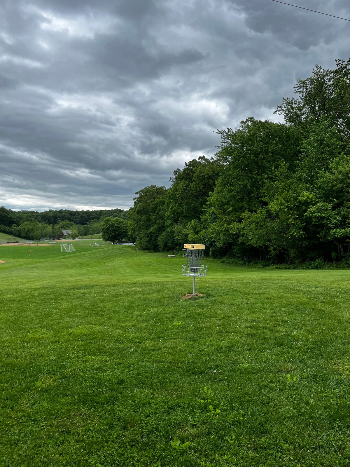 Hole 10 yellow green