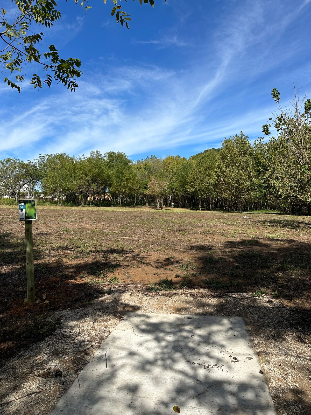 Hole 5 short tee.