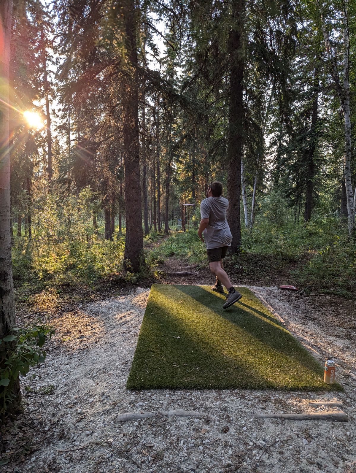 Tom leading things off on Hole 1