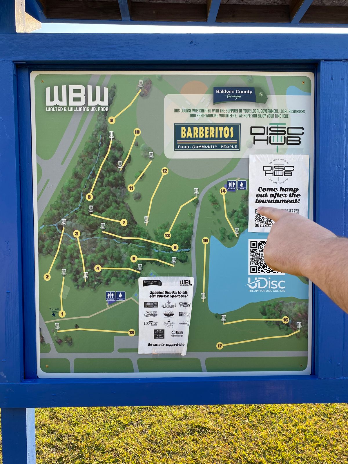 Map of the course.