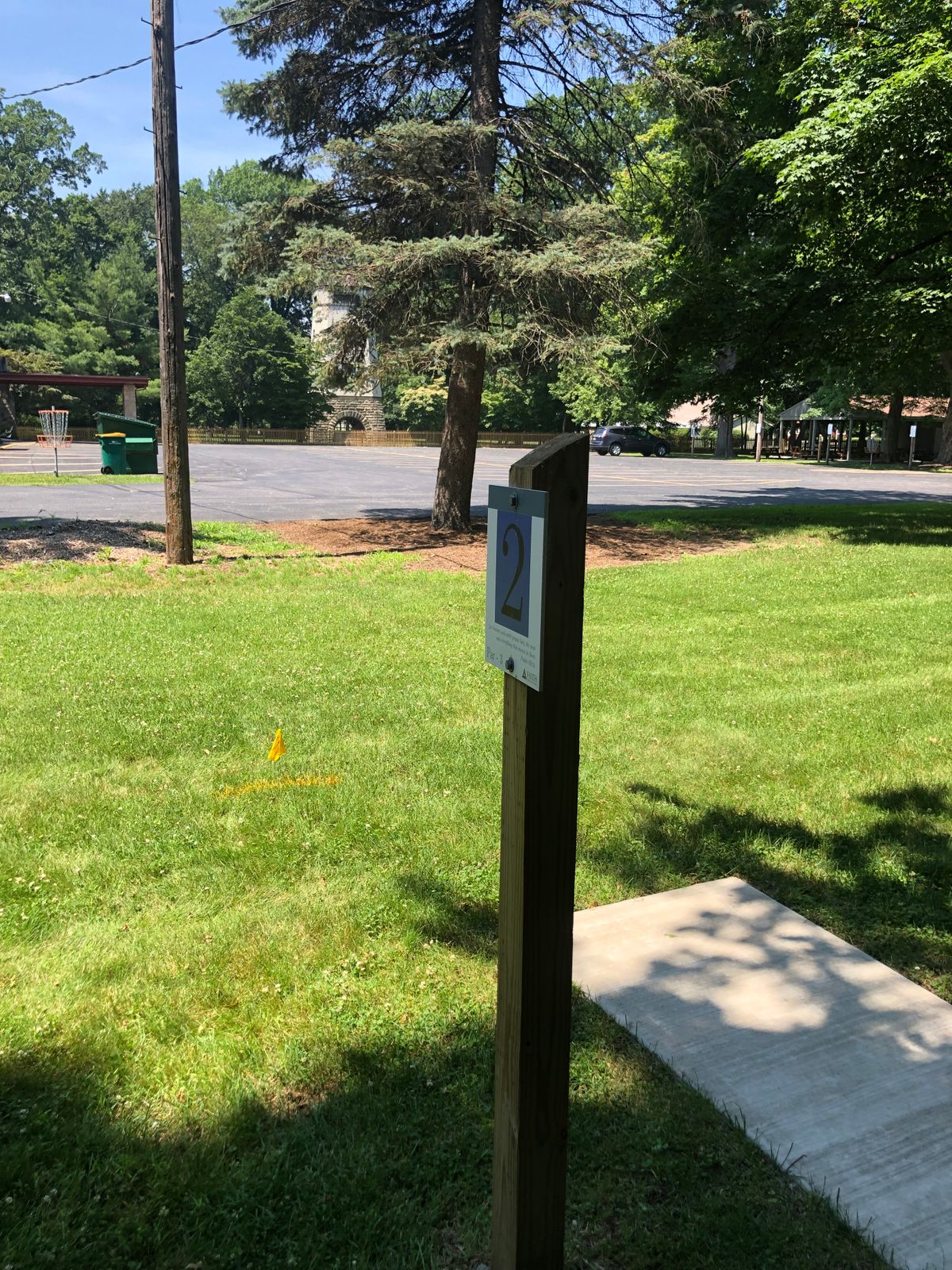 Hole 2 (Across parking lot)