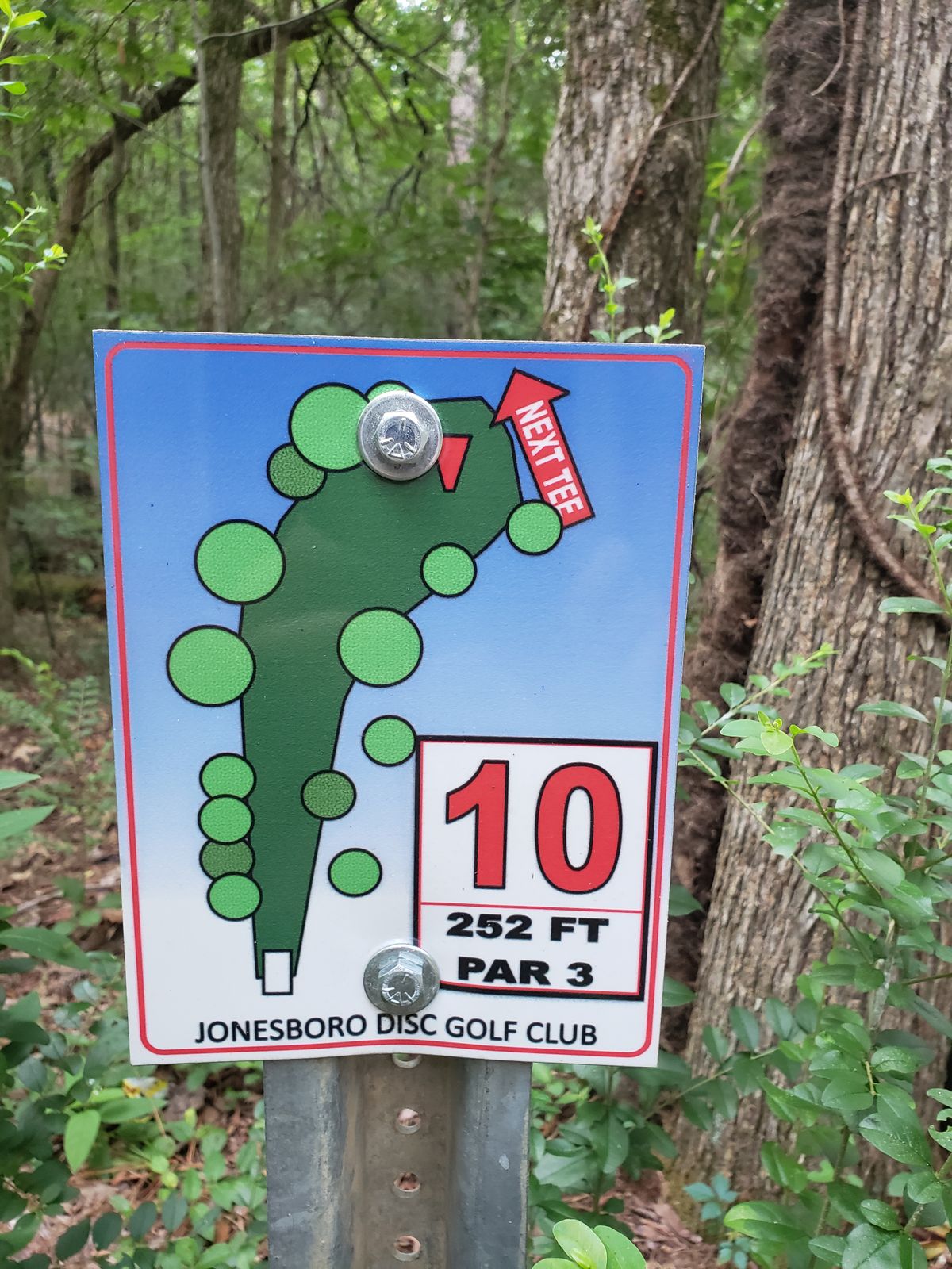 #10 Red Tee Sign
