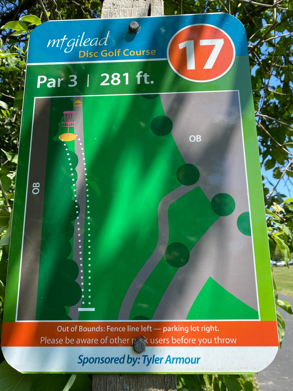 Hole 17 (Sign)