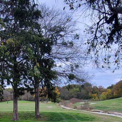 Hole 17 from the basket