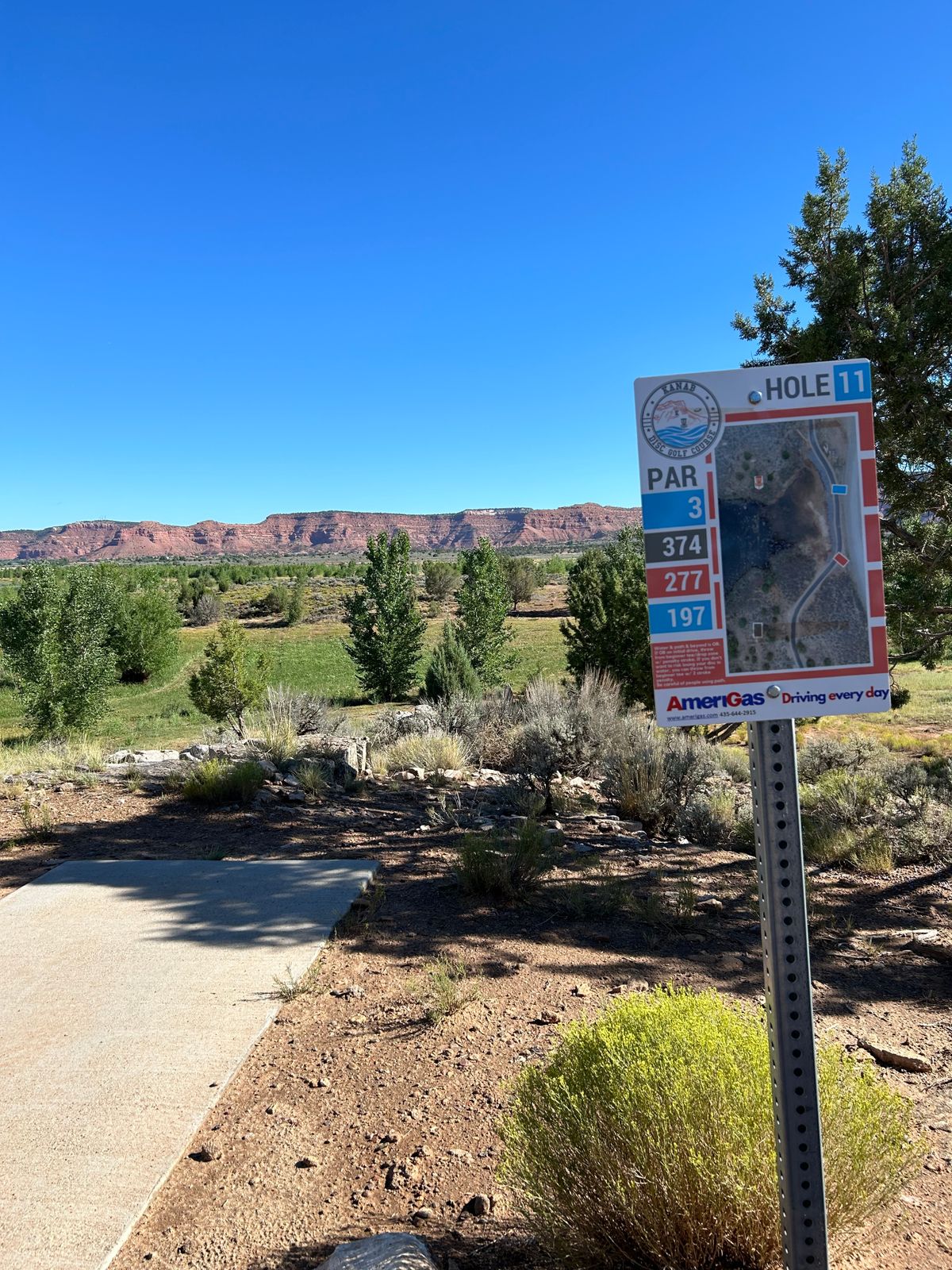 Tee of Hole 11.