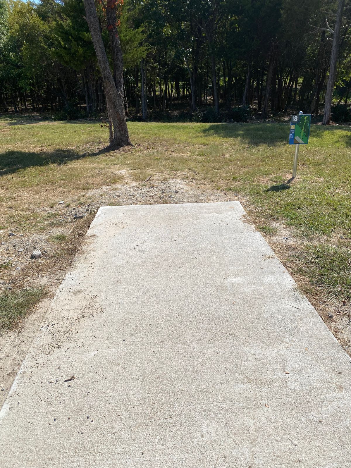 Hole 8 tee