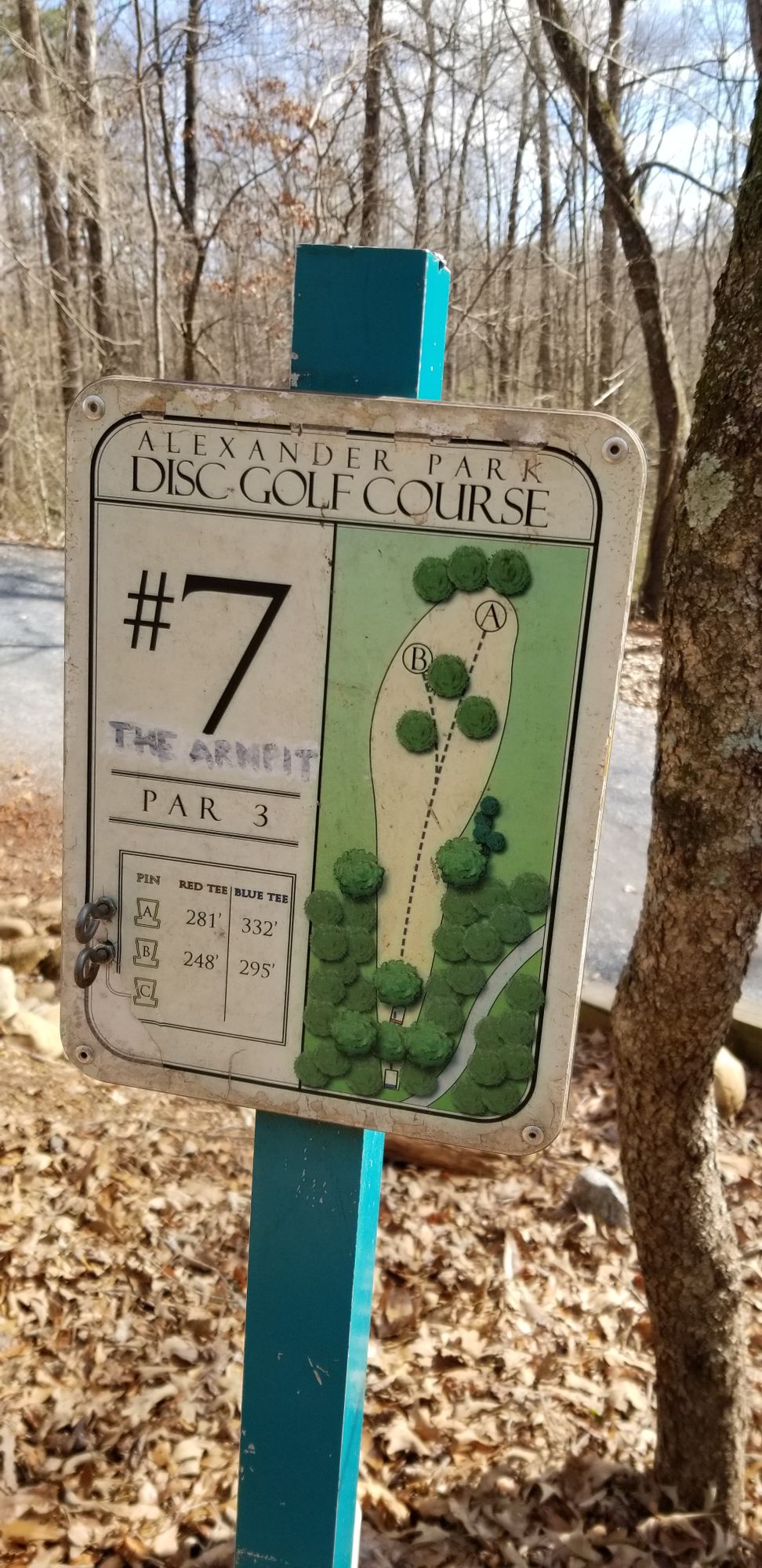 Hole 7 Sign