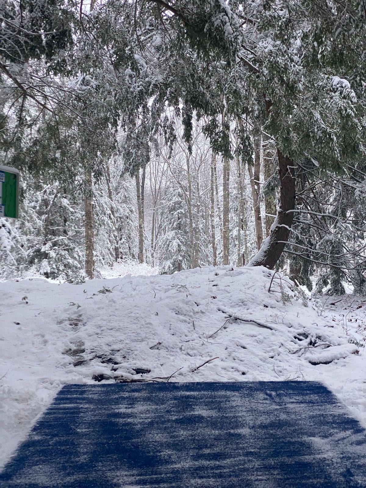 Winter - Hole 8 Tee pad