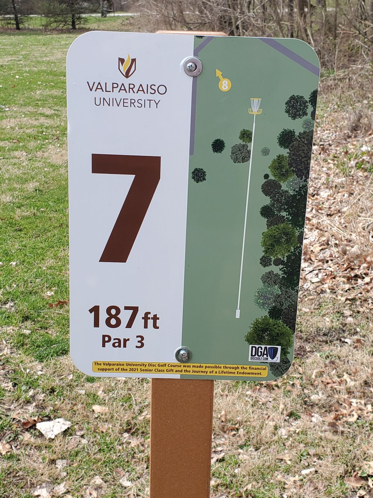 Hole 7 sign