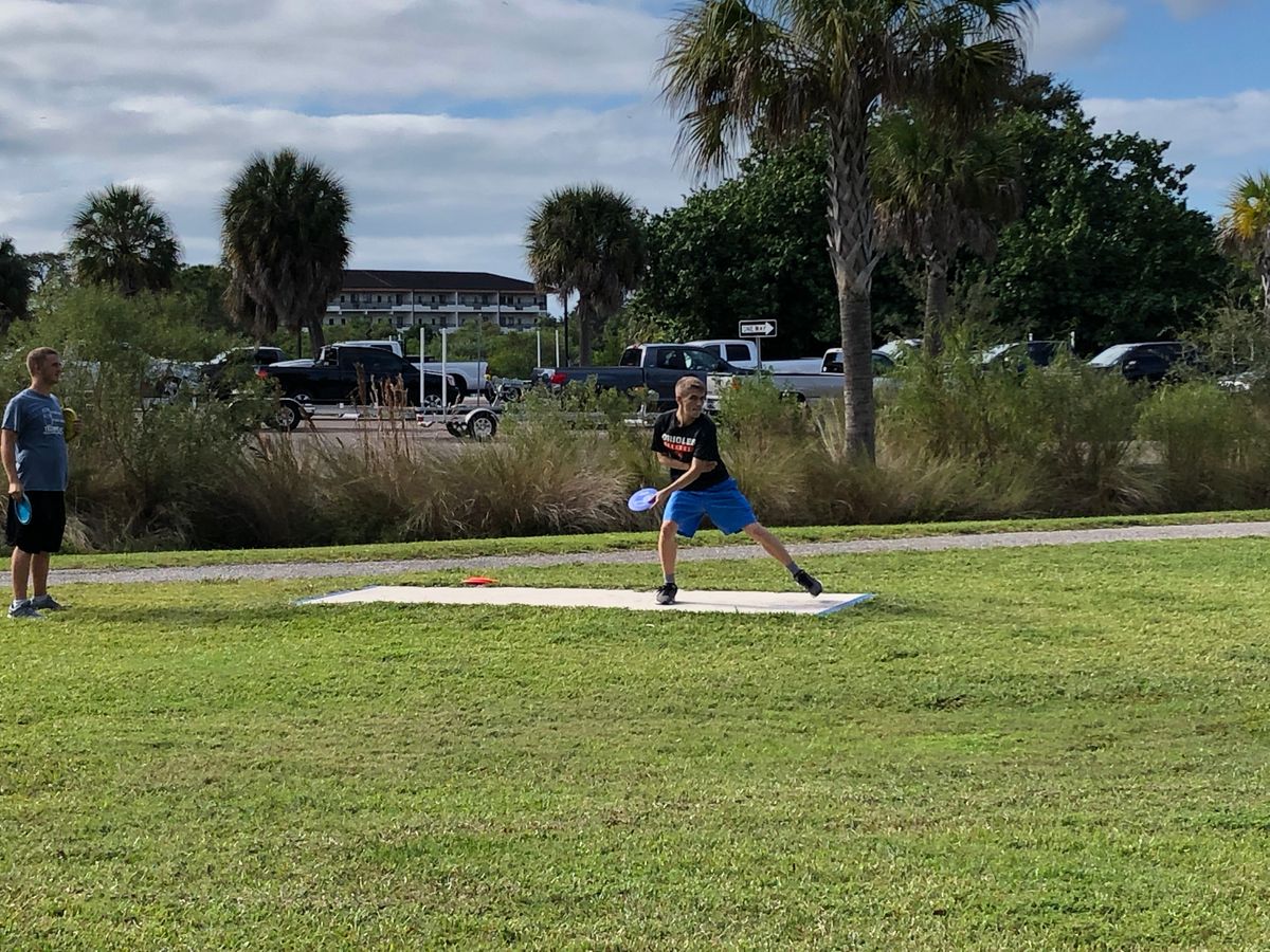Son’s tee shot!