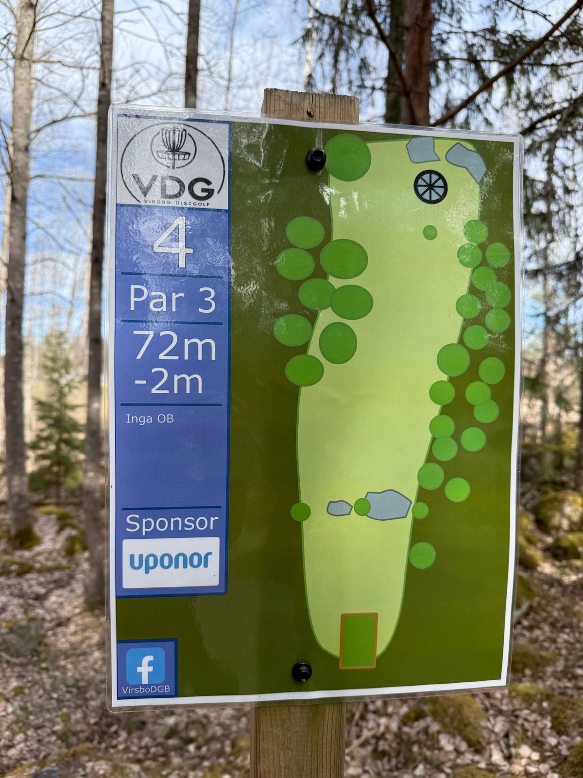 Hål 4 - Par 3 - 72m