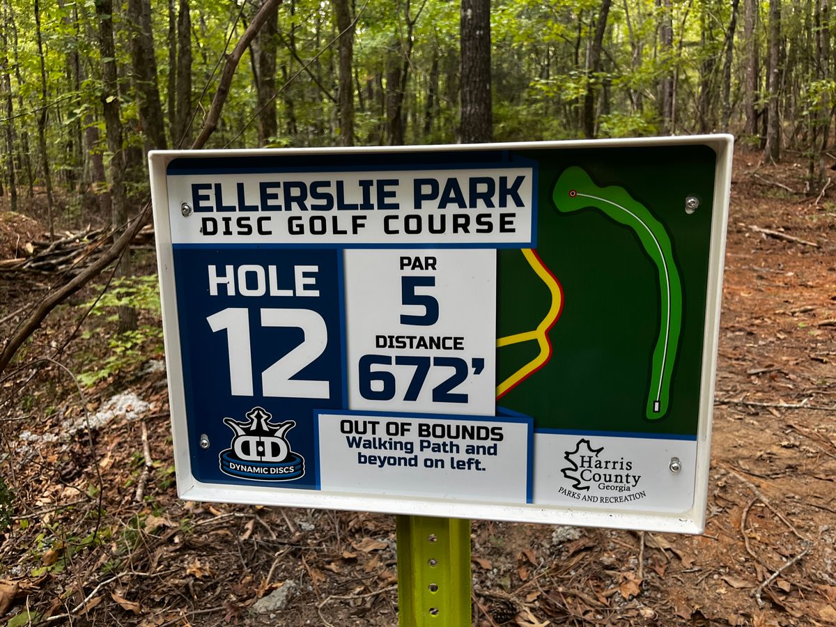 Hole 12 sign