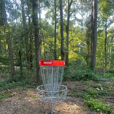 Hole 18’s basket