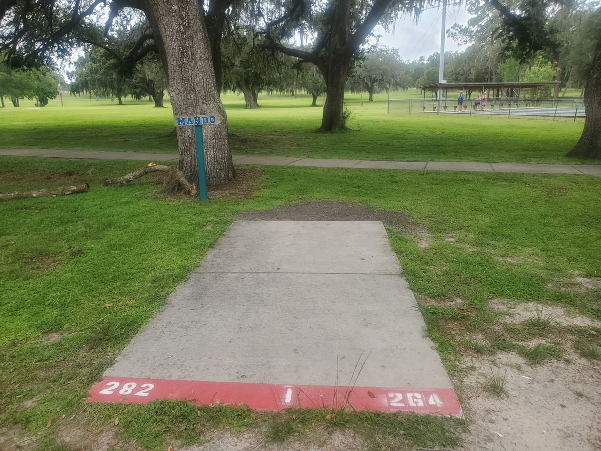 Hole 1 front