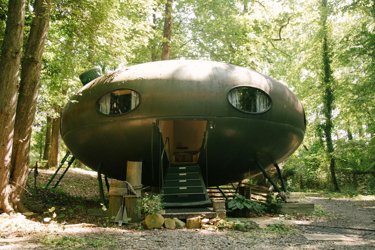 Spaceship stationed after hole 4!