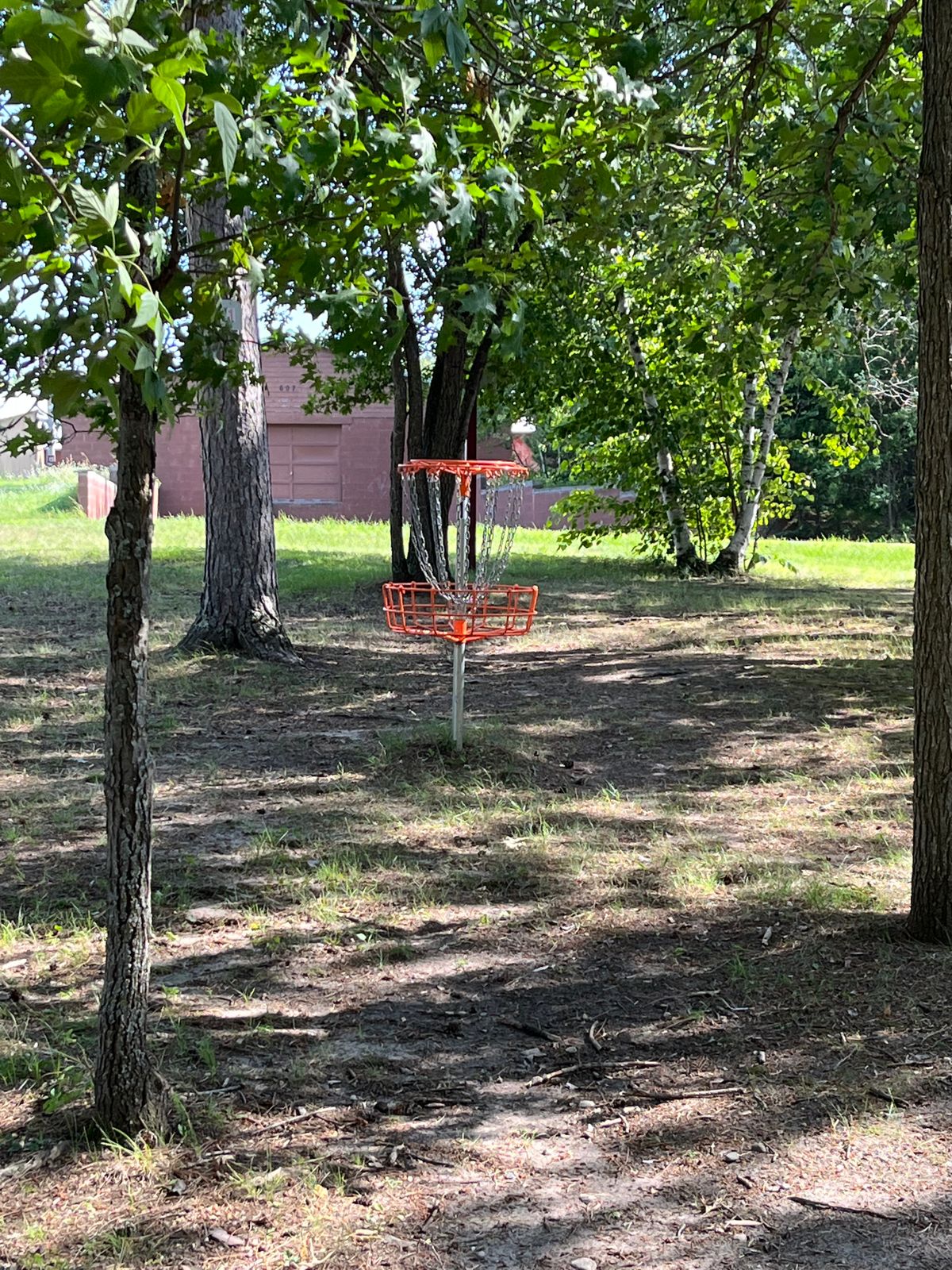 Hole 1 basket