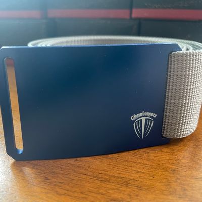 Black/grey grip belt