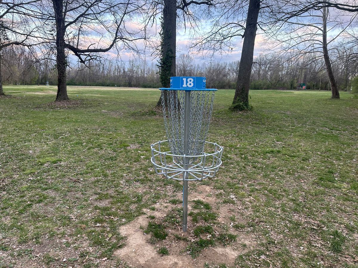 Hole 18 basket
