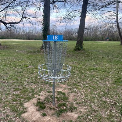 Hole 18 basket