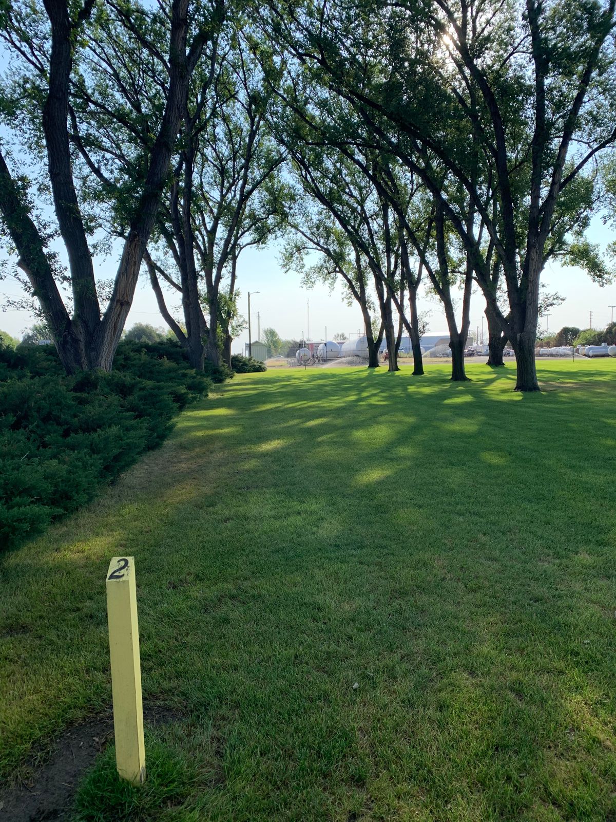 Hole 2 tee area