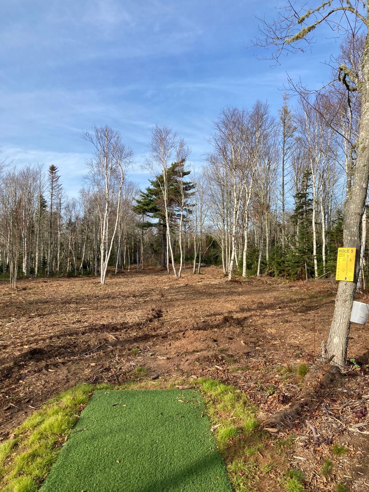The tee of hole 5.