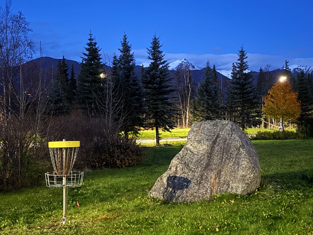 Night round Hole 17