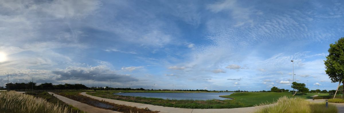 Afternoon view from clubhouse
