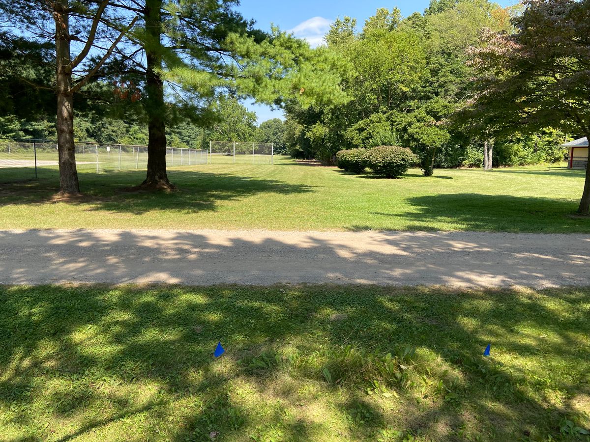 Hole 1 tee pad
