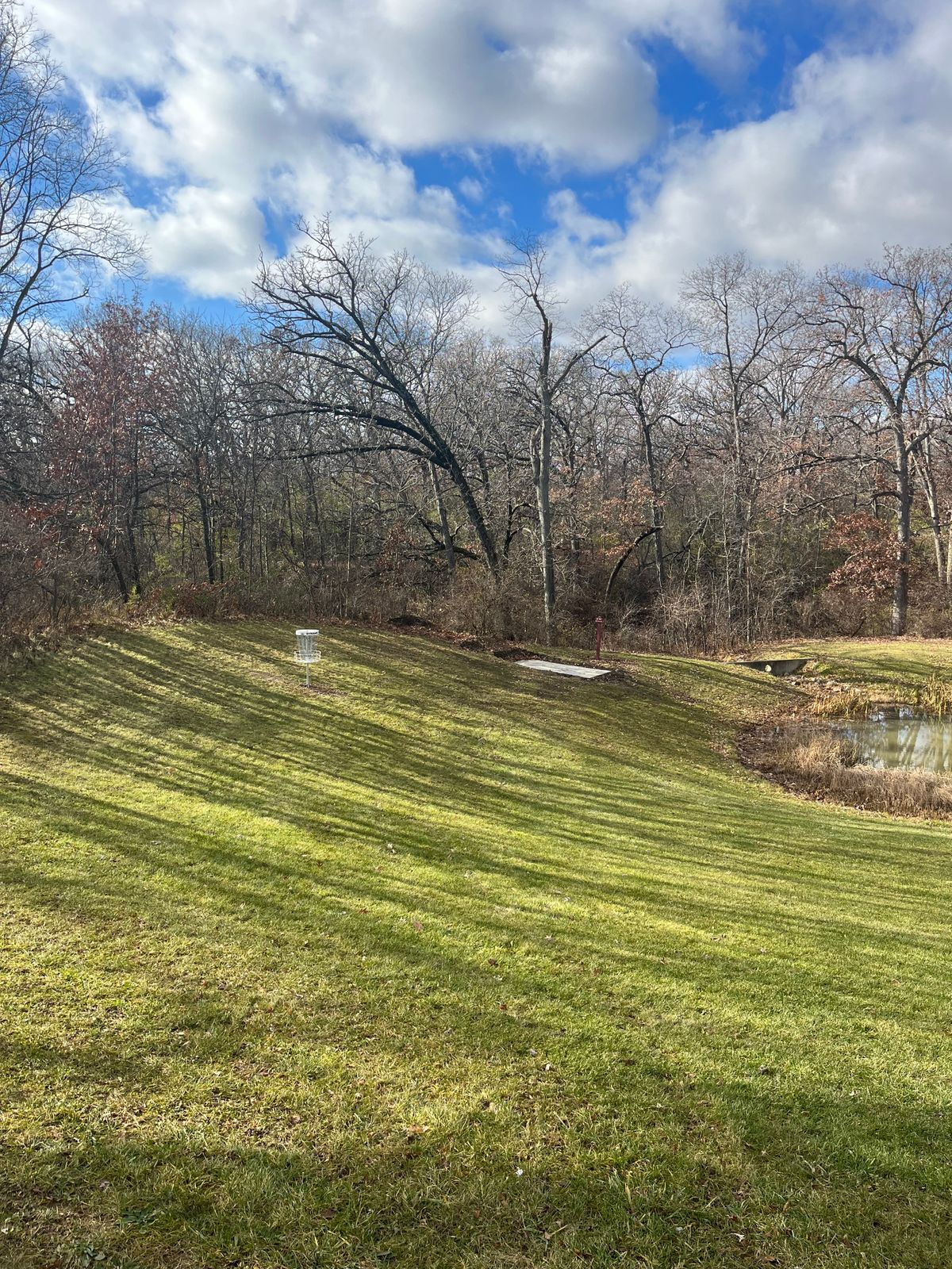 Hole 1 Basket / Hole 2 Teepad