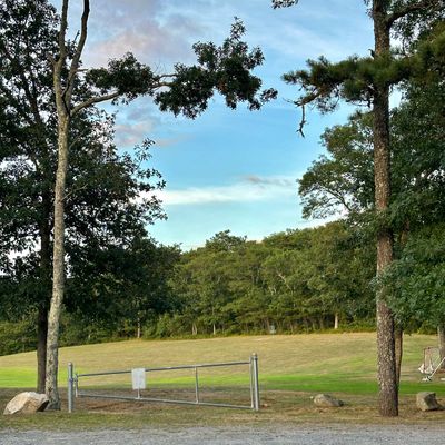 Move to inside of rotary for a tree gap drive to Hole#1
Pending parked cars of course