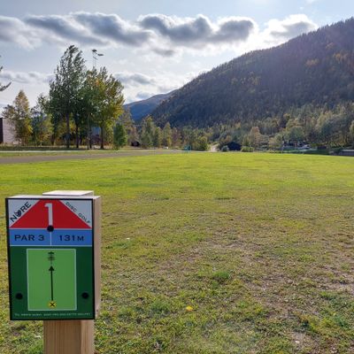 First tee located on the sports field