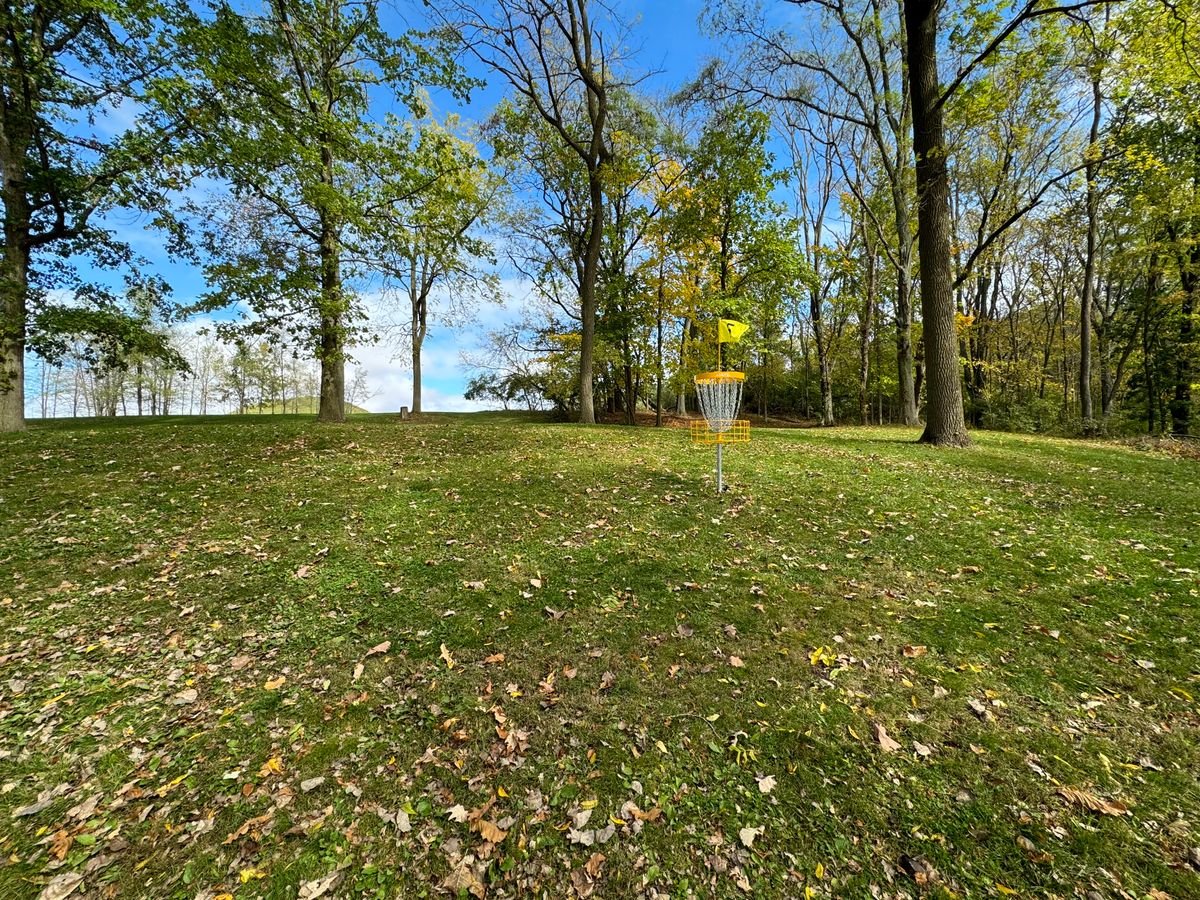 Beautiful Hole 5 green in the fall of 2023. Picture taken from OB road.