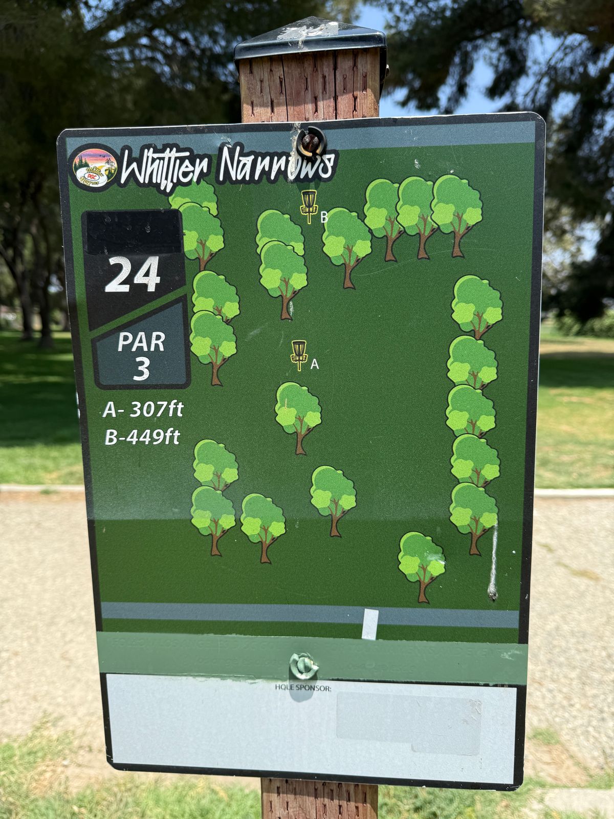 Hole 24 Sign