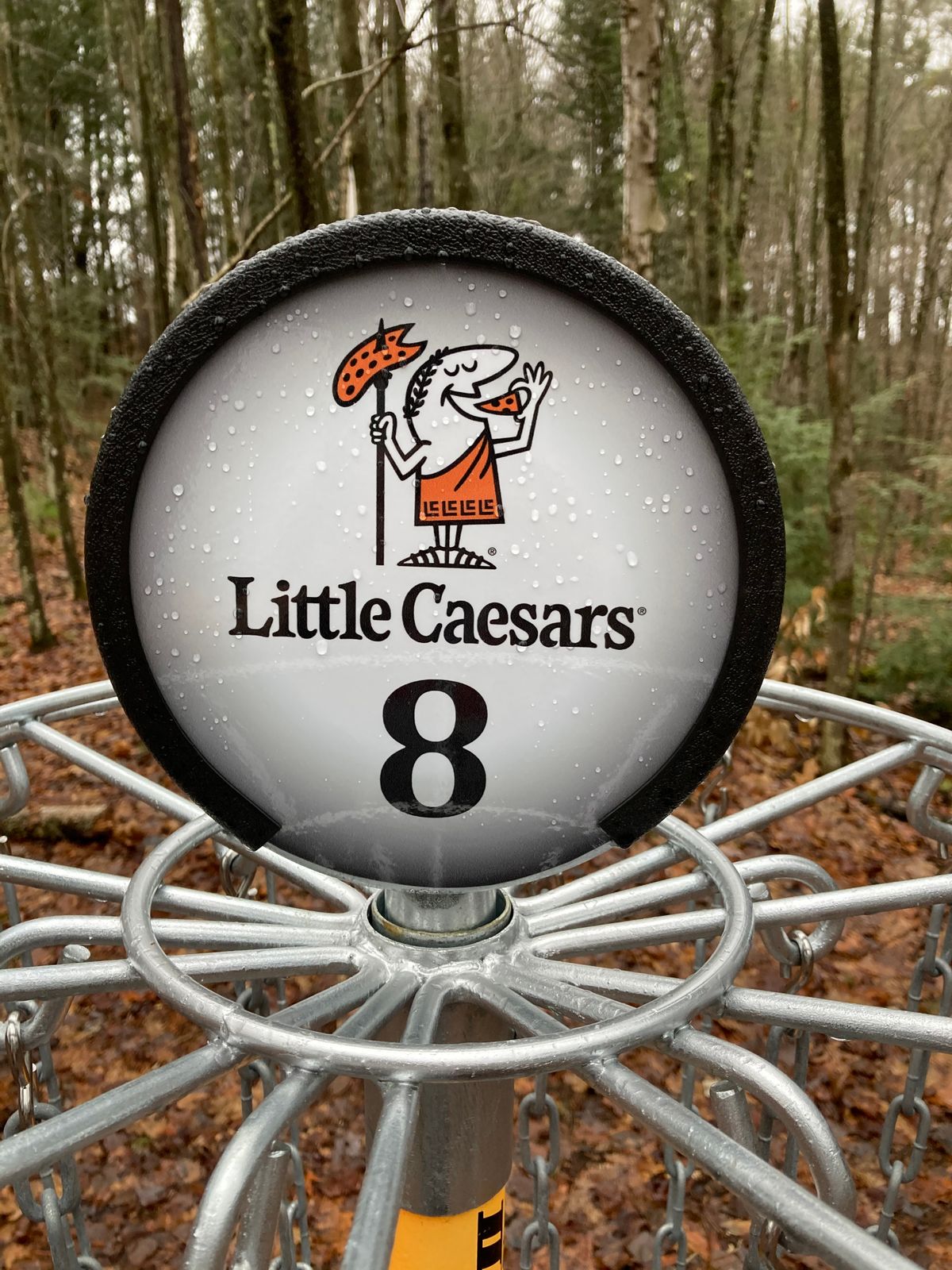 Little Caesars is located about a mile away for after your round