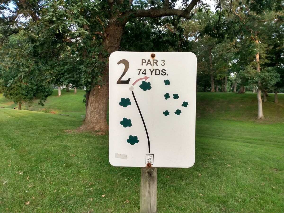 #2 sign
