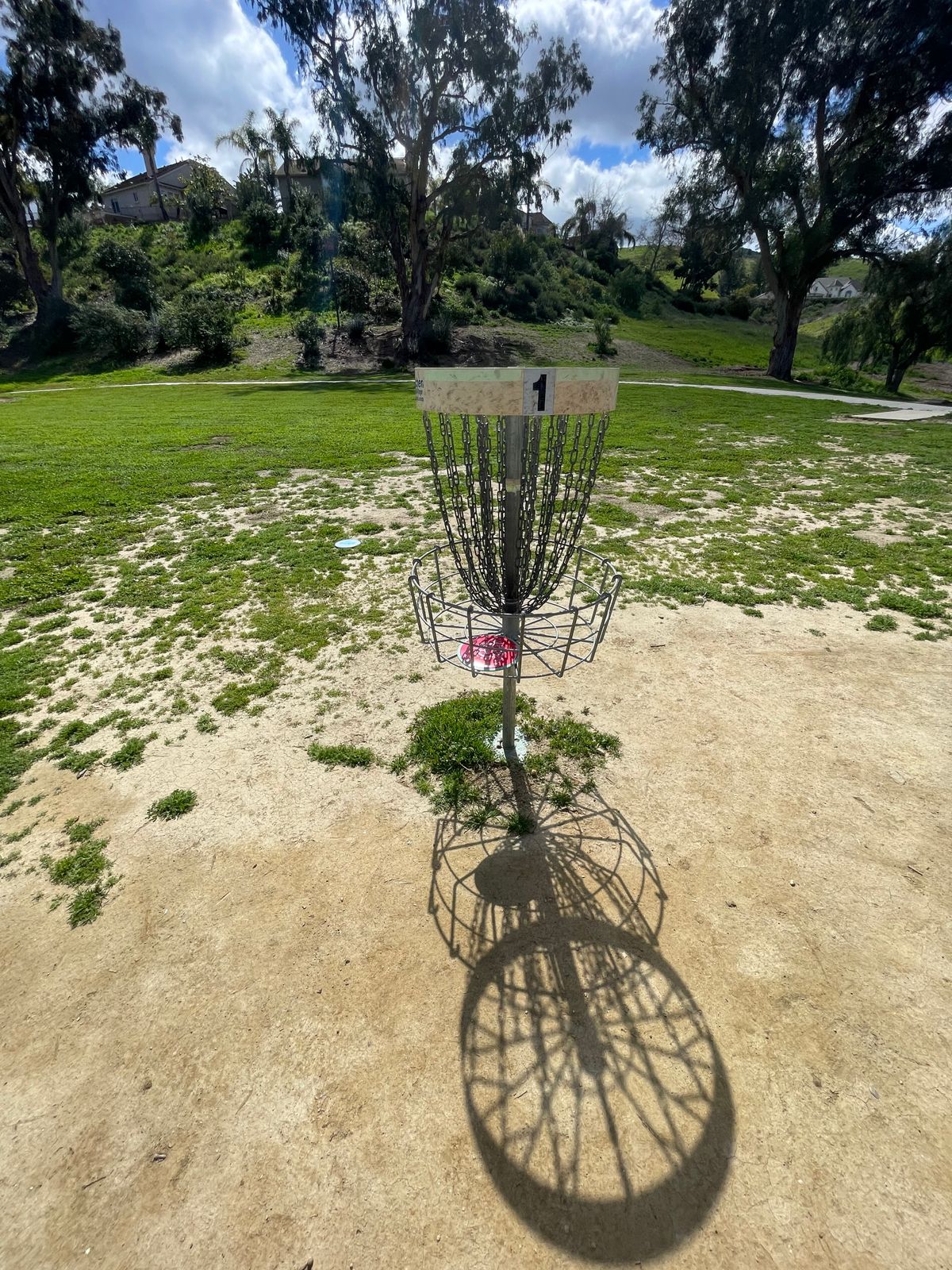 Hole 1 basket